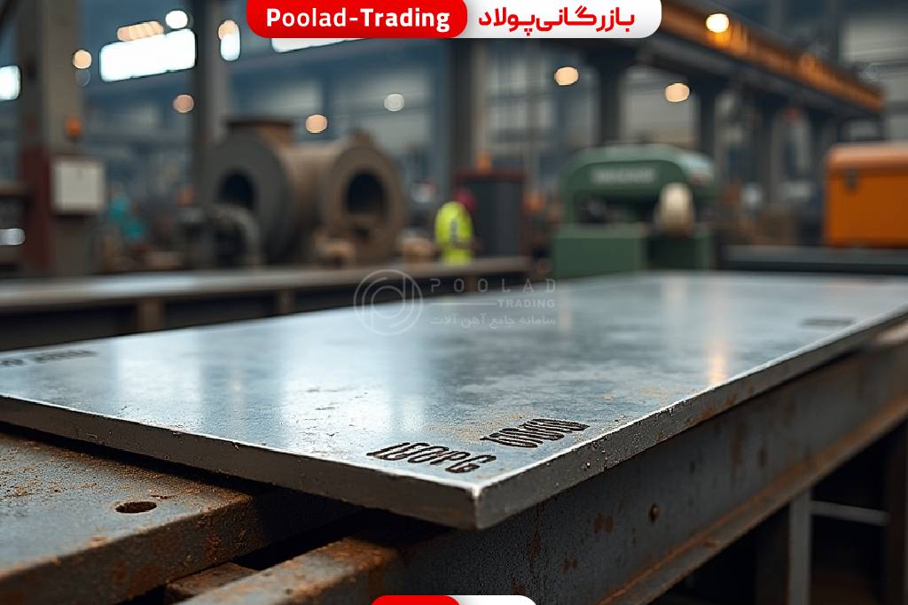 ورق استیل صنعتی در کارخانه